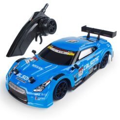 Dodger Blue 1/16 2.4G 4WD 28cm Drift Rc Car 28km/h With Front LED Light RTR Toy