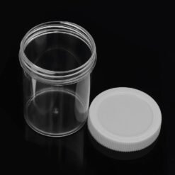 Gray 120ML White Cover Hard Round Empty Bottle For Slime Crystal Mud DIY Handmade Accessories