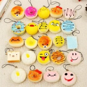 12PCS Mini Squishy Bread Scented Panda Toast Donuts Cone Humbarger Turtle - Toys Ace