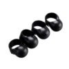 Black 4pcs/set Finger Cots Steel Tongue Drum Percussion Instrument Accessories Drum Tap Finger Tool