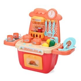 Tomato 22/26 Pcs Simulation Mini Kitchen Cooking Play Fun Educational Toy Set with Realistic Lighting and Sound Effects for Kids Gift