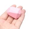 Light Pink 10 Pcs Children Wood Colorful Stone Stacking Game Building Block Education Set Toy