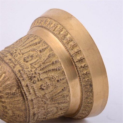 Sienna 5 Sizes Gold Copper Handheld Bells Zen Spiritual Meditation Singing Brass Craft