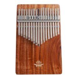 Saddle Brown 17 Key Kalimba Finger Instrument Thumb Piano Song Book Stickers Kalimba Kit +Bag