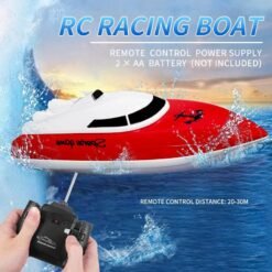Firebrick 4CH Remote Control RC Racing Boat High Speed Electric Toy for Lake Pool Kid Gift