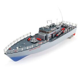 1/115 2.4G EHT-2877 Missile Destroyer RC Boat 4km/h With Two Motor And Light Vehicle Models - Toys Ace