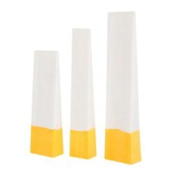Beige 3 Pack PO-16 Triangle Piano Tuning Stop Block for Grand Piano Tuning