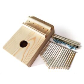 17 Key Mbira DIY Kit Finger Thumb Piano for Handwork Painting Musical Instrument - Toys Ace