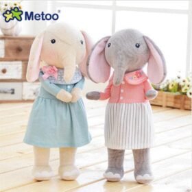 12.5 Inch Metoo Elephant Doll Plush Sweet Lovely Kawaii Stuffed Baby Toy For Girls Birthday (A) - Toys Ace