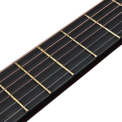 Dark Slate Gray 38 Inch 6 Strings Beginner Classical Guitar Starter Kit w/Case, Strap, Tuner, Pick, Strings
