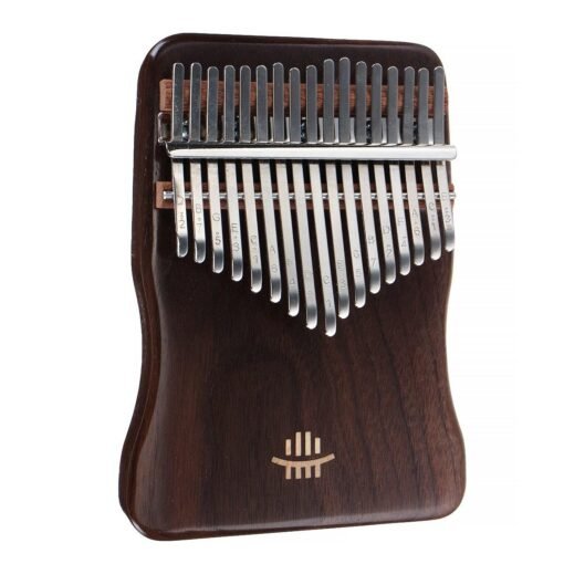 Black 17 Key Kalimba Finger Hand Piano Mahogany Thumb Piano Wood Music Instrument Kit