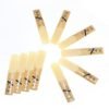 Pale Goldenrod 10pcs Traditional Bb Clarinet Reeds Saxophone Reeds Bb 2.5 Strength 2 1/2