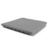 Light Slate Gray 24PCS 50x50x5cm Studio Acoustic Soundproof Foam Sound Absorption Treatment Panel Tile Protective Sponge