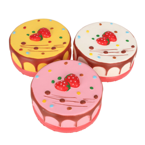 2Pcs Squishy Jumbo Mousse Cheesecake 14Cm Slow Rising Cake Collection Gift Decor Toy - Toys Ace