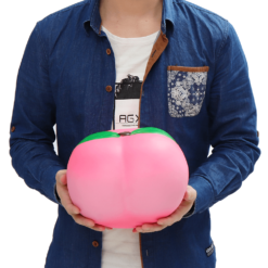 25Cm Huge Peach Squishy Jumbo 10" Soft Slow Rising Giant Fruit Toy Collection Gift - Toys Ace