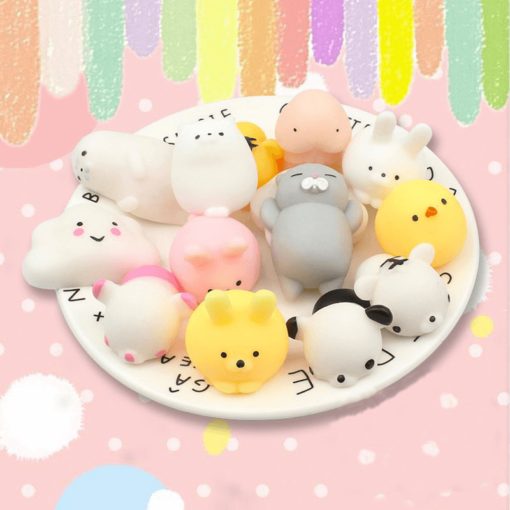 25 PCS Random Squishy Lot Slow Rising Kawaii Cute Animal Squeeze Hand Toy - Toys Ace