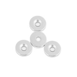 Light Gray 10Pcs8 x 3mm N38 Powerful Creative NdFeB Round Magnetic Toys For Kid Adult DIY