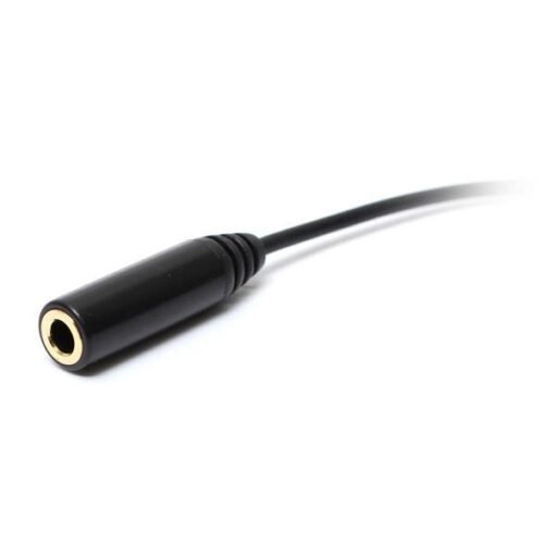 Dark Slate Gray 3.5mm 4 Pole Jack Male to Female Earphone Headphone Audio Extension Cable 1M 3Feet