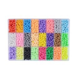 Goldenrod 6000Pcs DIY Water Sticky Fuse Beads Plastic Toys Funny Kid Craft Decorations