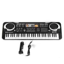 Dark Slate Gray 61 Keys Children's Electronic Keyboard Organ Piano Set With Microphone Set