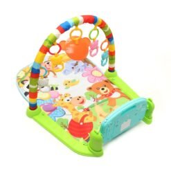 Green Yellow 3-In-1 Baby Kid Playmat Play Musical Pedal Piano Activity Soft Fitness Play Mat