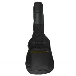 Dark Slate Gray 40/41 Inch Acoustic Guitar Bag 600D Waterproof Oxford Cloth Two-way Zipper Double Shoulder Strap Bag