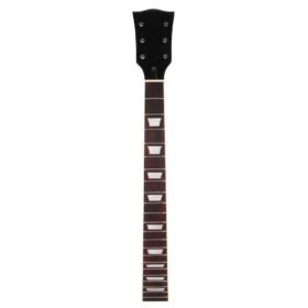 Dark Slate Gray 22 Frets Electric Guitar Maple Neck Rosewood Fingerboard Black Gloss For Gibson Les Paul LP Guitars Replacement