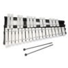 White Smoke 30 Note Xylophone Foldable Vibraphone Percussion Music Instruments with Bag