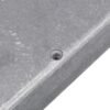 Gray 1590DD Diecast Aluminium Stomp Case Enclosure for DIY Guitar Effect Pedal