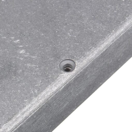 Gray 1590DD Diecast Aluminium Stomp Case Enclosure for DIY Guitar Effect Pedal