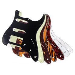 Black 3Ply Electric Guitar Pickguard for HSS USA/MEX Fender for Stratocaster Strat Guitar Protecting Accessories 11Holes pickguard