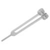 Gray 128HZ Aluminum Alloy Silver Tuning Fork Chakra Hammer Ball Diagnostic Tools