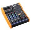 Dark Slate Gray 4 Channel Bluetooth DJ Mic Audio Mixer Live Studio Audio Mixing Console