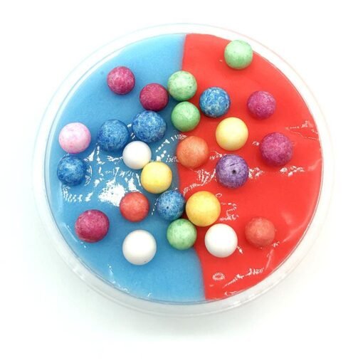 Tomato 60ML Multicolor Cotton Plasticine Slime Mud DIY Gift Toy Stress Reliever