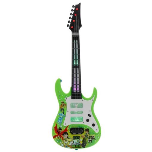 Olive Drab 4 String Music Electric Guitar Children's Musical Instrument Children's Toy