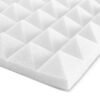 Light Gray 24PCS 50x50x5cm Studio Acoustic Soundproof Foam Sound Absorption Treatment Panel Tile Protective Sponge