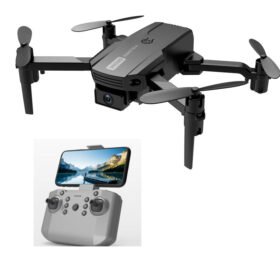 Black 2.4G Mini Drone WIFI FPV With 4K Dual HD Camera 3D Flips Headless Mode Air Pressure Altitude Hold Foldable RC Drone Quadcopter RTF
