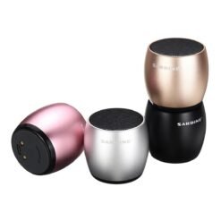 Rosy Brown 3W 400mAh Waterproof Wireless Stereo Twins Bluetooth Speaker with USB Charging Dock for Car Home