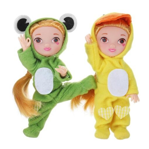 17CM Fashion Cartoon Action figure Gesture Dolls Animal Rabbit Baby Doll Toys For Children - Toys Ace