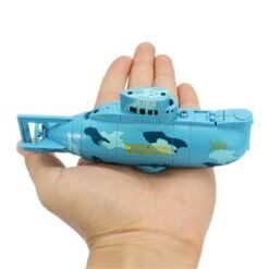 Cadet Blue 6CH Speed Radio Remote Control Electric Mini RC Submarine Boat Kids Children Toy