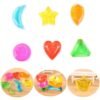 Tomato 6PCS Crystal Slime Diamond Star Heart Moon Simulated Mud Jelly Plasticine Stress Relief Gift Toy