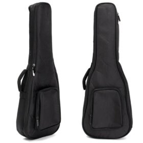 Dark Slate Gray 21 24 26 Inch Double Strap Ukulele Case Soft Padded Carry Protect Backpack Guitar Bag