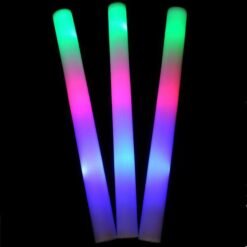 Violet 1pc LED Colorful Cheering Glow Flashing Foam Stick for Concert Party Decoration Toys