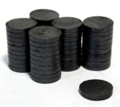 Black 25PCS C8 14mmx3mm Round Neodymium Magnets Ferrite Disk Magnets