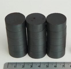Dark Slate Gray 25PCS C8 14mmx3mm Round Neodymium Magnets Ferrite Disk Magnets