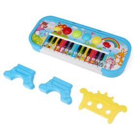 Light Sky Blue 24 Key Electronic Keyboard Toddler Preschool Music Learning Educational Kids Toy