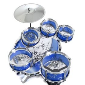 Dark Slate Blue 16x Kids Junior Drum Kit Music Set Children Mini Big Band Jazz Musical Play Toy