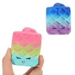 2Pcs Waffles Squishy 6.5*3.5cm Slow Rising Soft Collection Gift Decor Toy - Toys Ace
