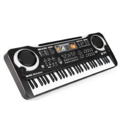 Dark Slate Gray 61 Keys Children's Electronic Keyboard Organ Piano Set With Microphone Set