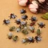 Black 10PCS April Fool's Day House Fly Animal Toy Joke Prank Funny Magic Props Gifts